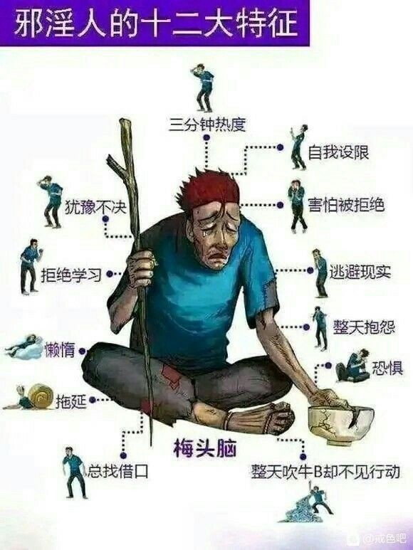 ”誓死戒色，至死方休