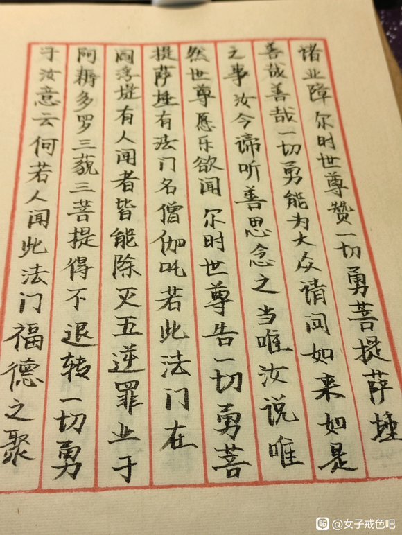 ”看到有人说每天念僧伽吒经能够戒除sy，怕自己念的不够专注，就