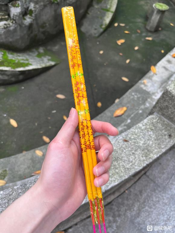 ”今天去了寺庙