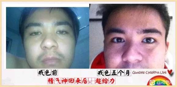 ”百位戒友戒色前后对比图（必看）