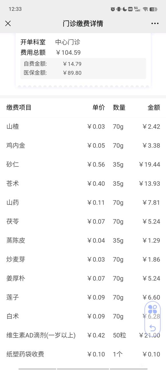 ”去社区医院开中药